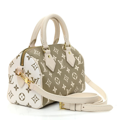 Louis Vuitton Empreinte Monogram Spring in the City Speedy Bandouliere 20 Kaki Beige Cream 3 of 8