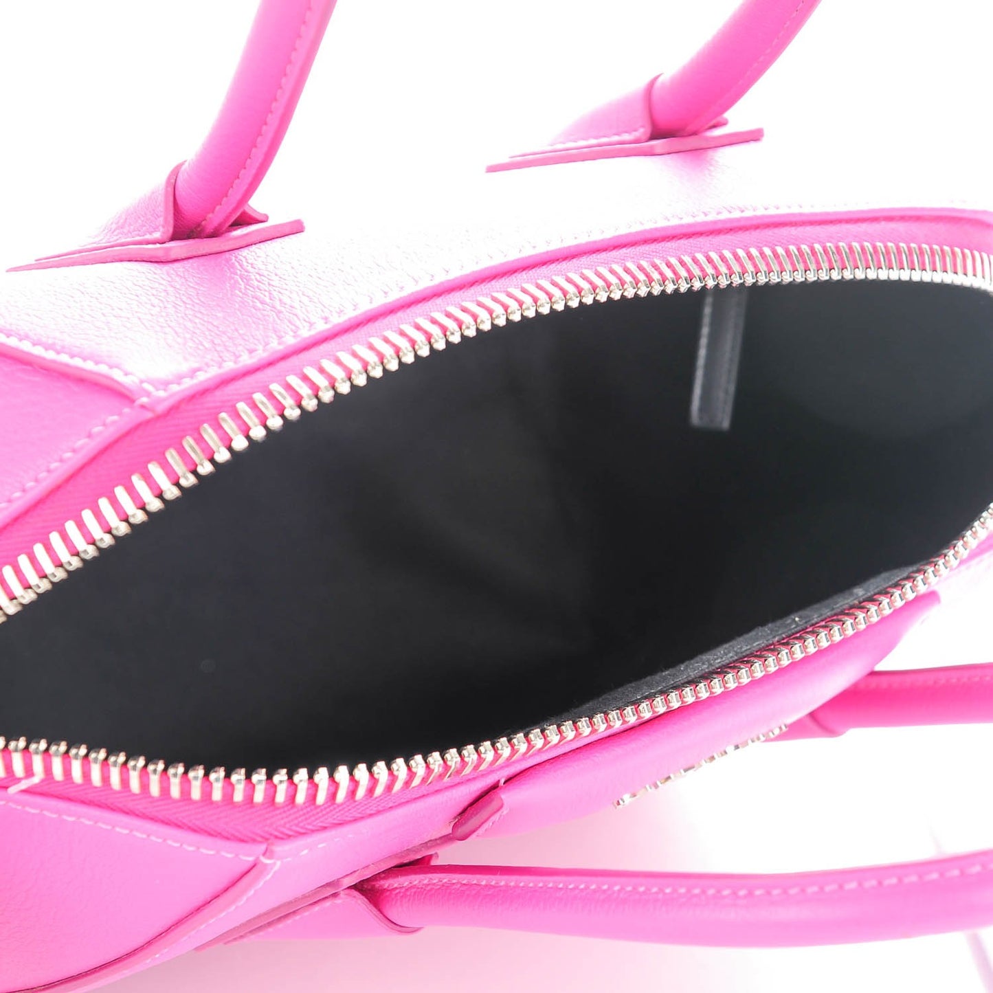 Sugar Goatskin Small Antigona Fuchsia