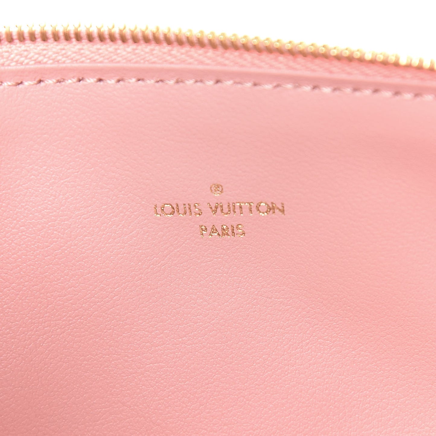 Empreinte Felicie Chain Wallet Zippered Insert Rose Poudre