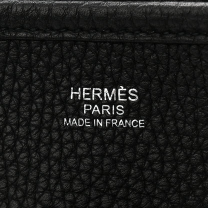 Hermes Taurillon Clemence Evelyne III PM Black 6 of 10
