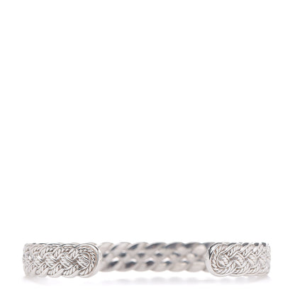 David Yurman Sterling Silver Woven Cable Cuff Bracelet 3 of 4