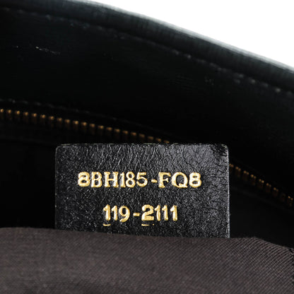 Fendi Zucca Vitello Elite Medium Roll Tote Tobacco Black 9 of 11