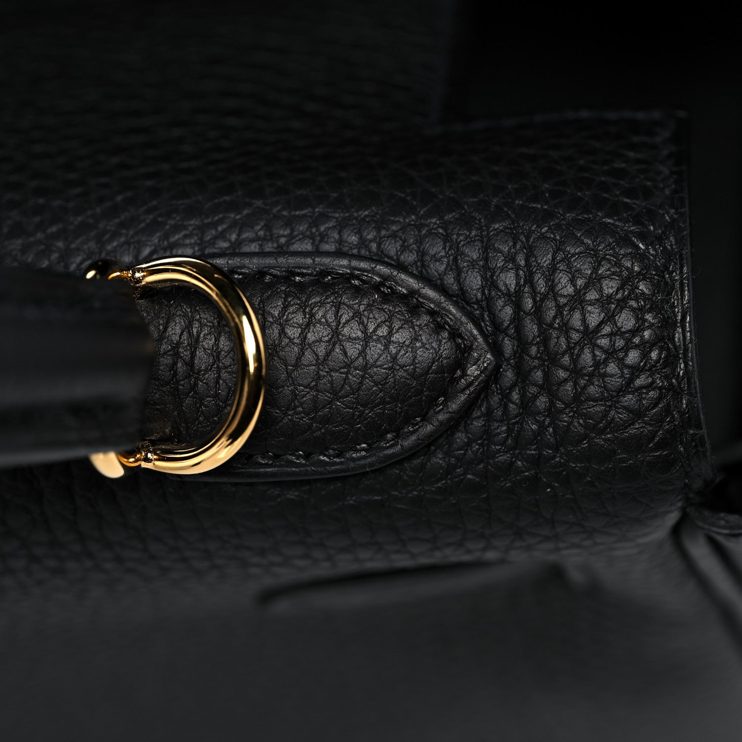 Hermes Togo Kelly Retourne 25 Black 9 of 38