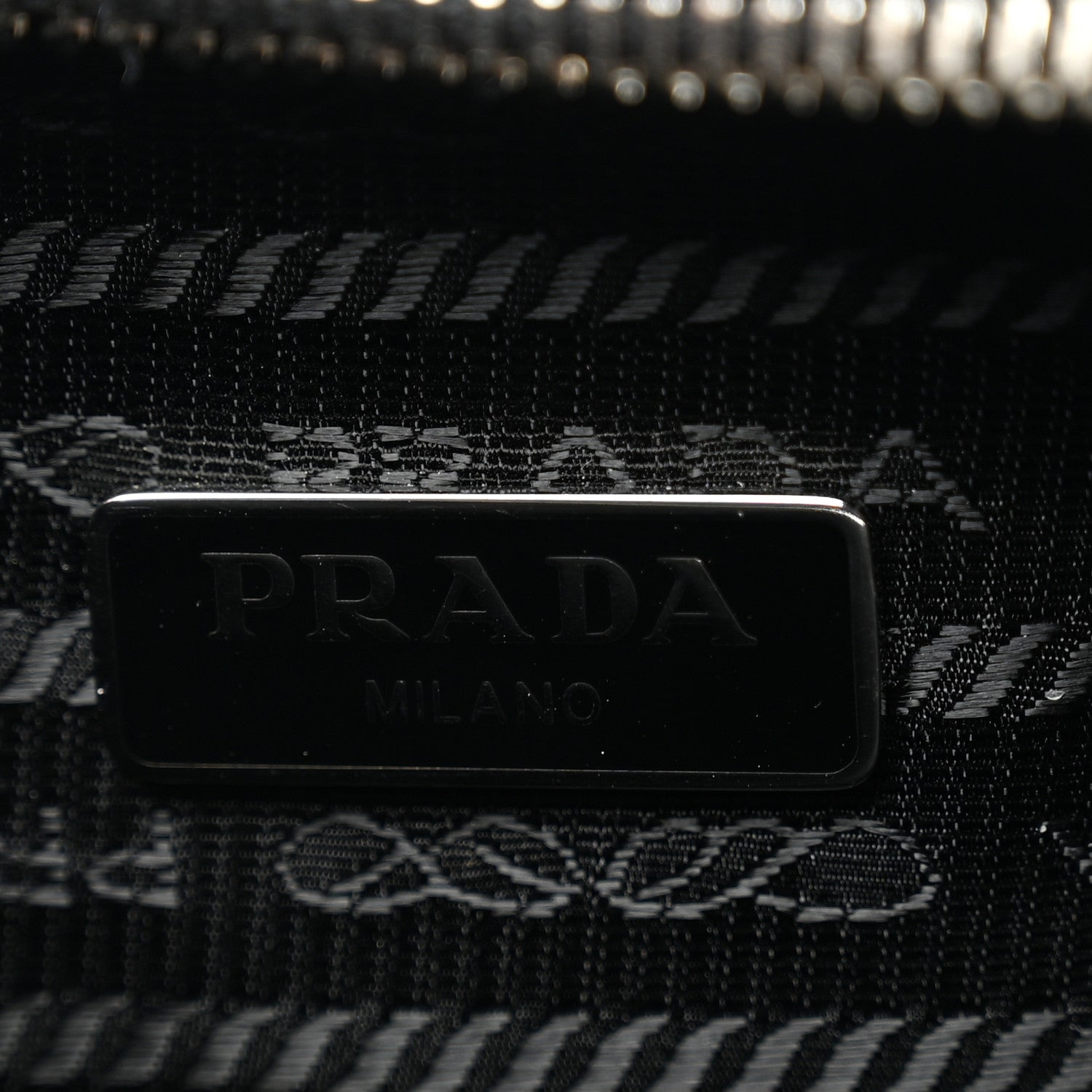 Prada Tessuto Nylon Saffiano Mini Re-Edition 2005 Bag Black 6 of 11