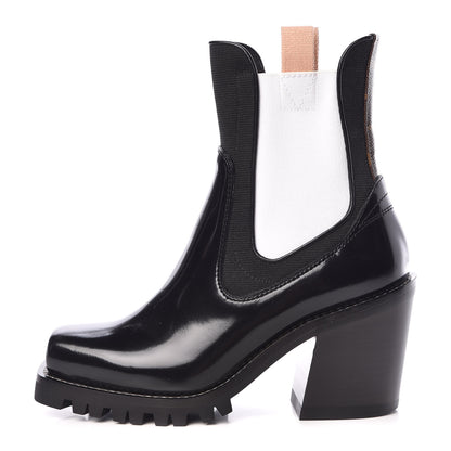 Louis Vuitton Patent Monogram Limitless Ankle Boots 38 Black 1 of 9