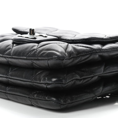 Chanel Lambskin Quilted Mini Chanel 3 Flap Black 7 of 9
