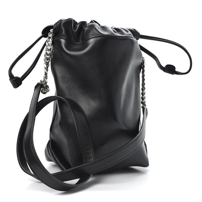 Saint Laurent Lambskin Small Teddy Bucket Bag Black 2 of 7