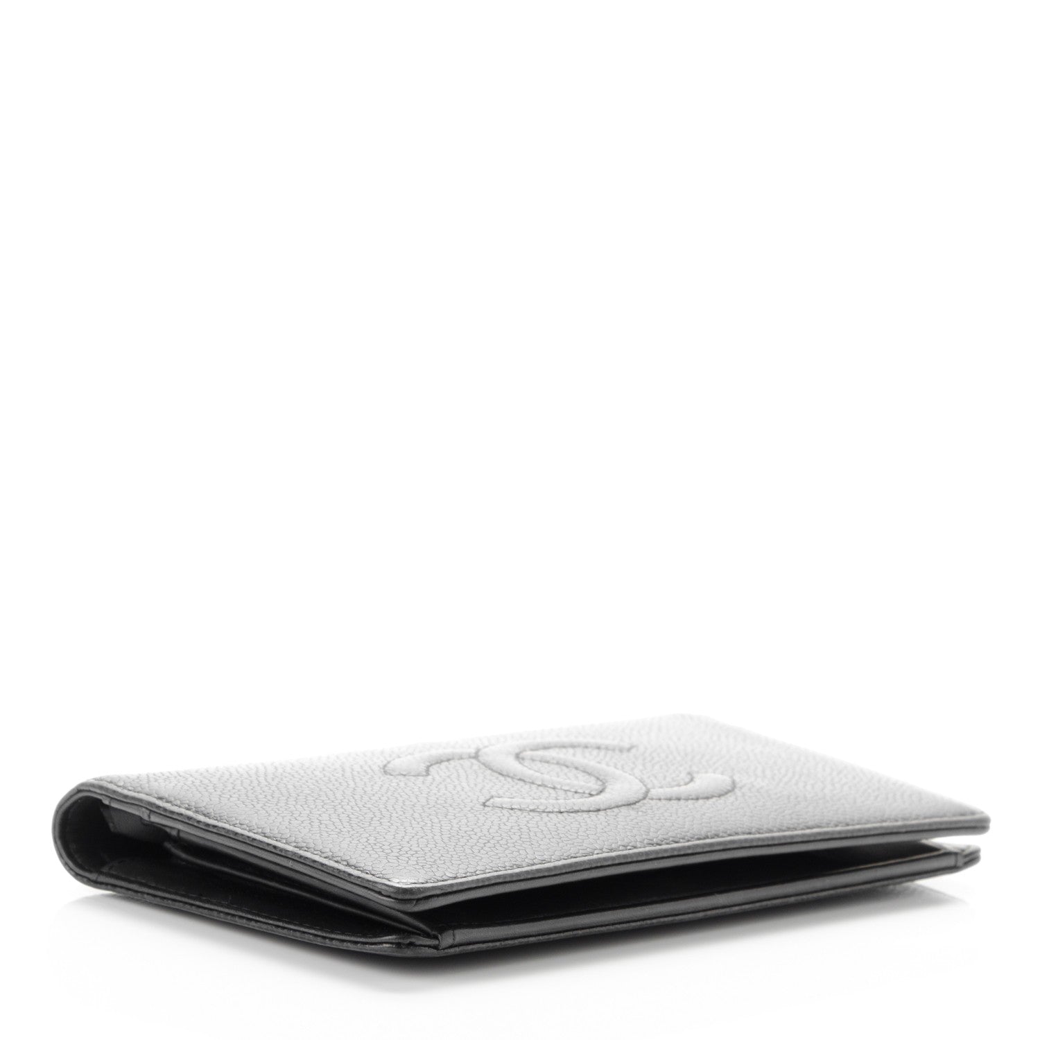 Chanel Caviar Timeless CC Yen Wallet Black 4 of 8