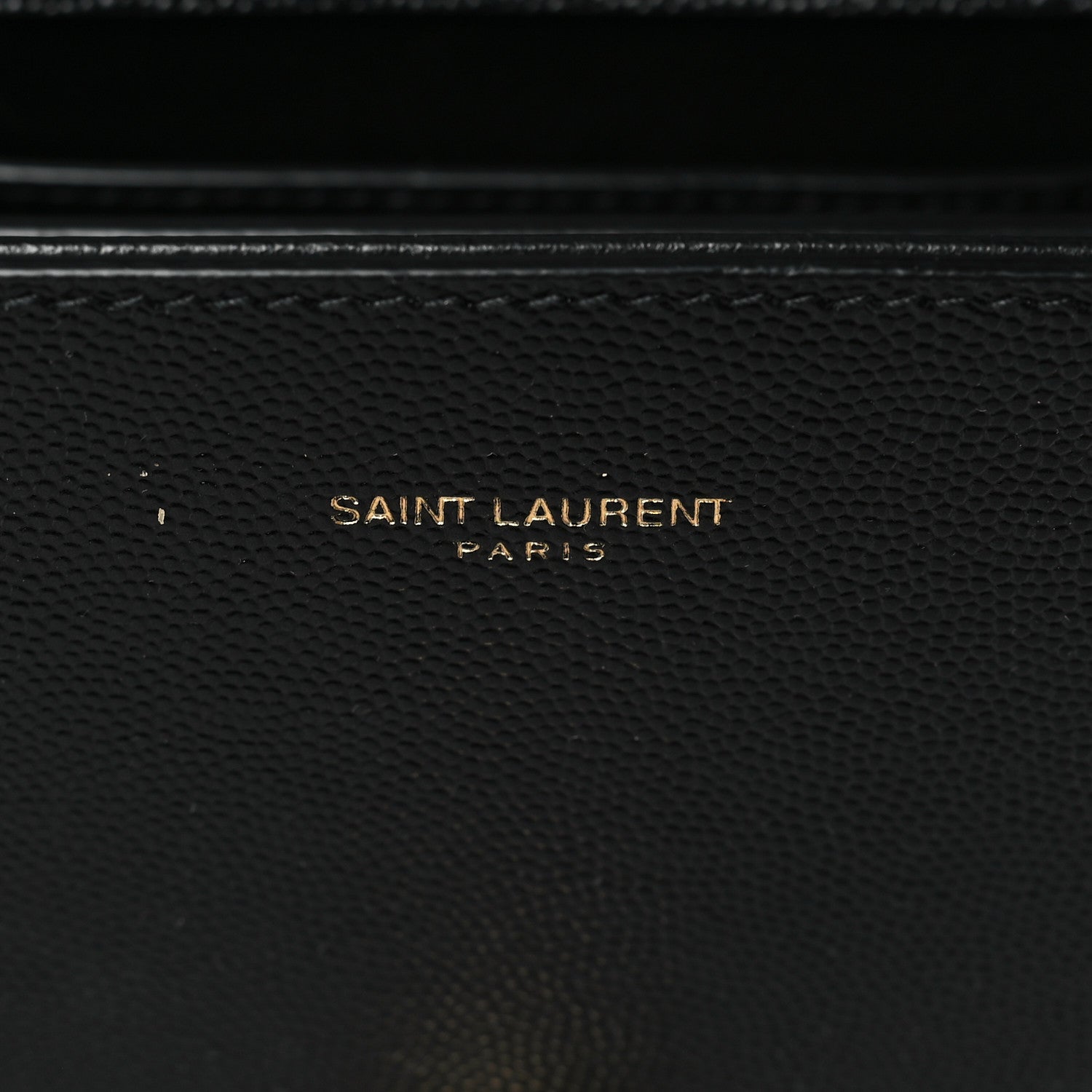 Saint Laurent Grain de Poudre Mini Classic Monogram Cassandra Top Handle Black 6 of 8