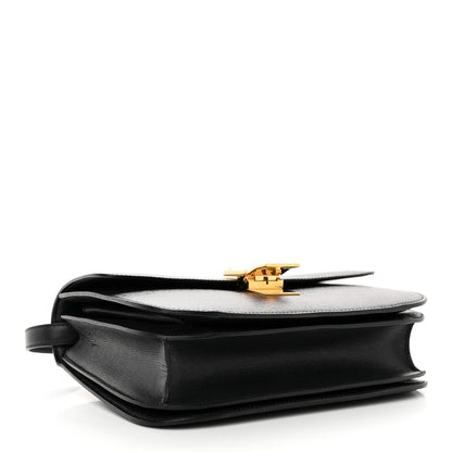 Celine Liege Calfskin Medium Classic Box Flap Bag Black 4 of 12