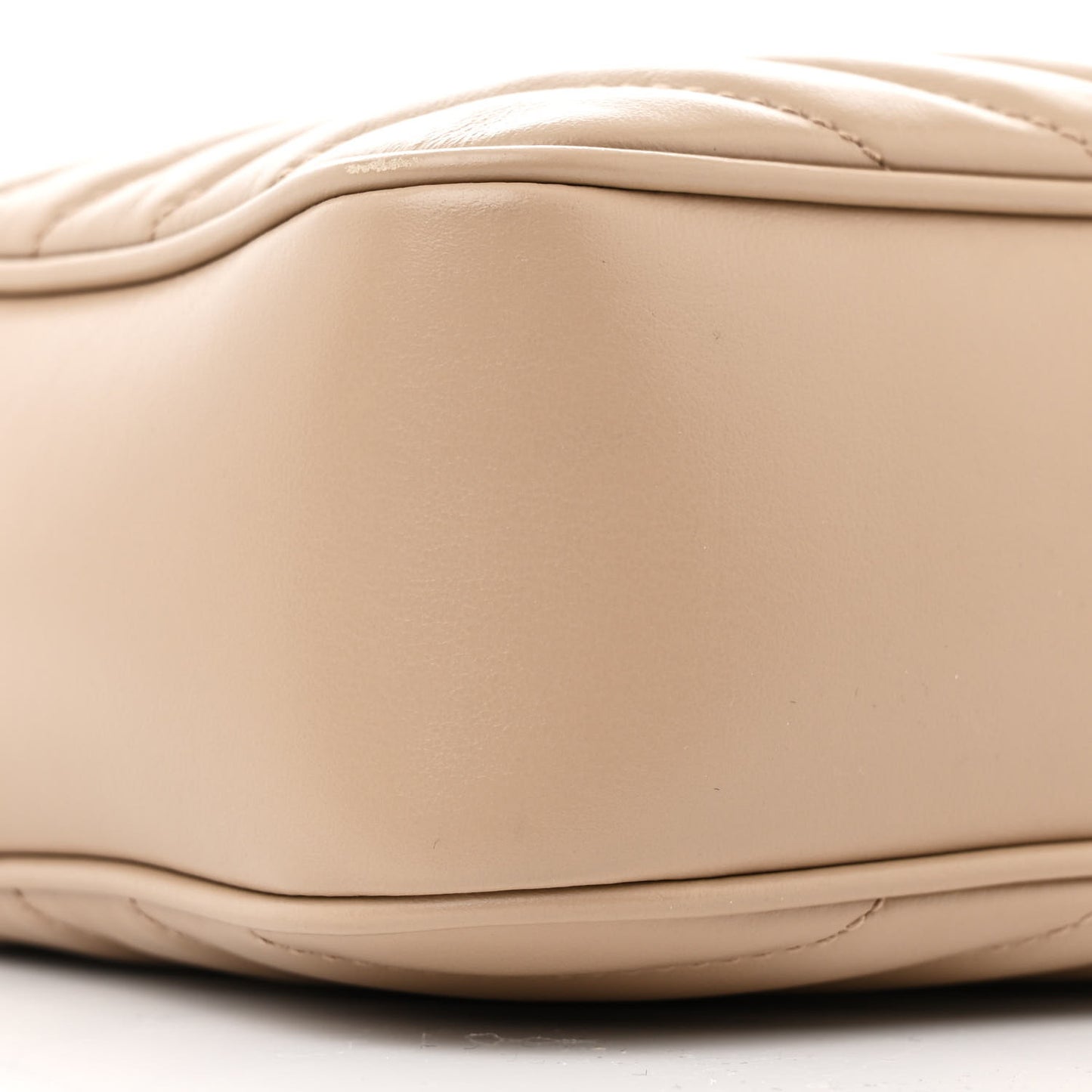 Calfskin Matelasse Monogram Lou Camera Bag Nude Powder