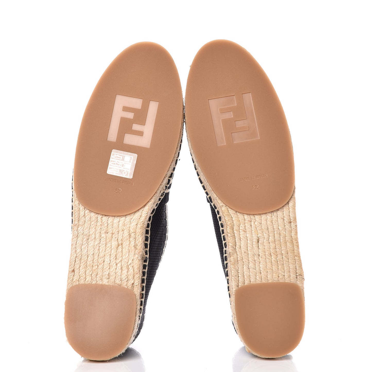 Knit Pearlescent Espadrille 42 Black