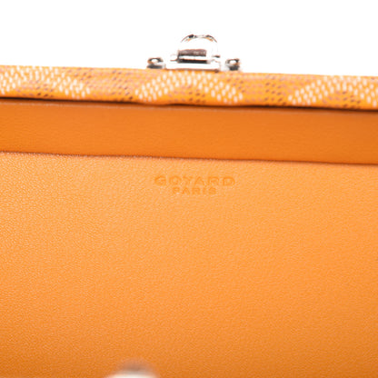 Goyard Goyardine Minaudiere Trunk Bag Yellow 11 of 13