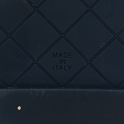 Chanel Lambskin Quilted CC Mules Sandals 37 Navy 7 of 8