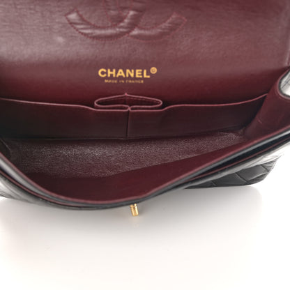 Chanel Lambskin Quilted Medium Double Flap Navy 4 of 13