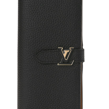 Louis Vuitton Taurillon LV Vertical Capucines Wallet Black Arizona 7 of 8