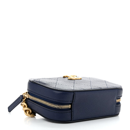 Chanel Caviar Stitched Waist Bag Blue 4 of 10