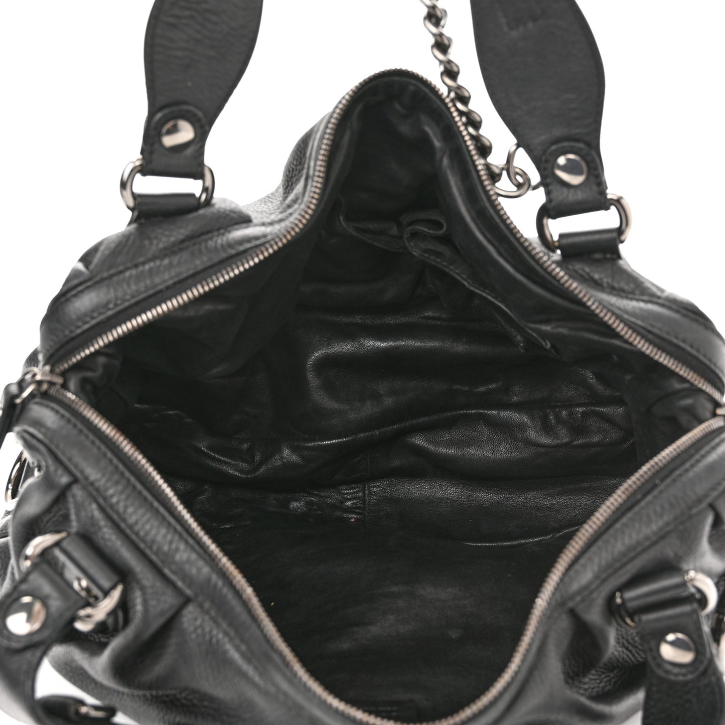 Calfskin Medium Icon Bit Boston Black