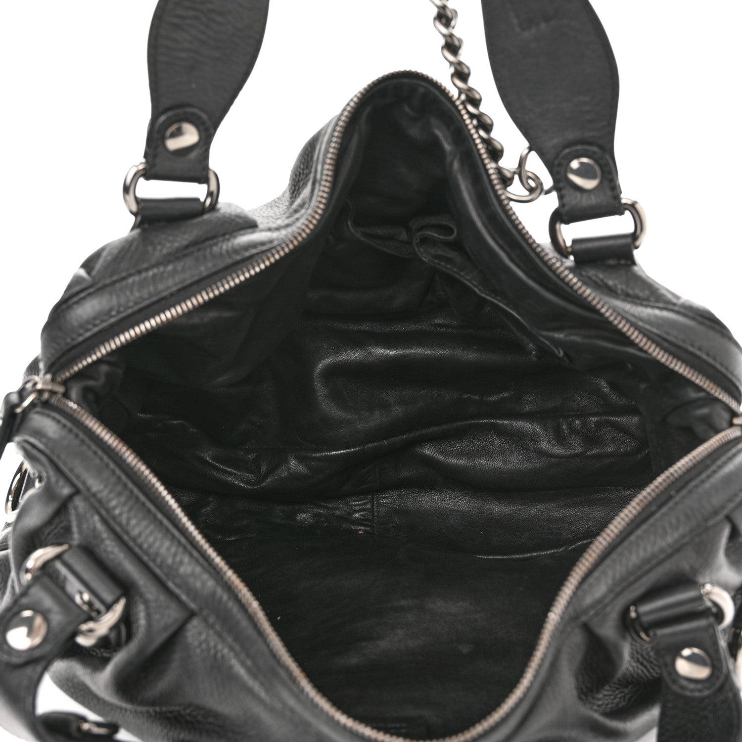 Gucci Calfskin Medium Icon Bit Boston Black 5 of 14