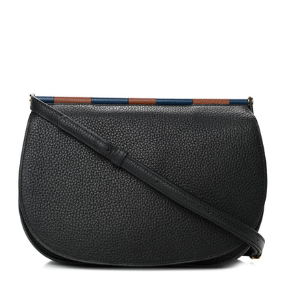 Hermes Taurillon Clemence Chevre Mysore Saut 25 Black 1 of 4