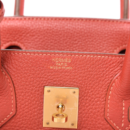 Hermes Togo Birkin 30 Sanguine 8 of 9