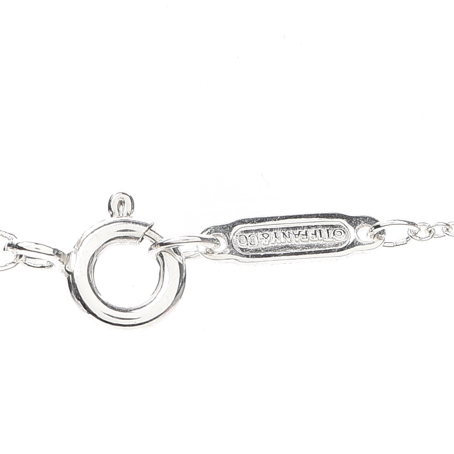 Tiffany Sterling Silver Mom Heart Tag Key Pendant Necklace 4 of 6
