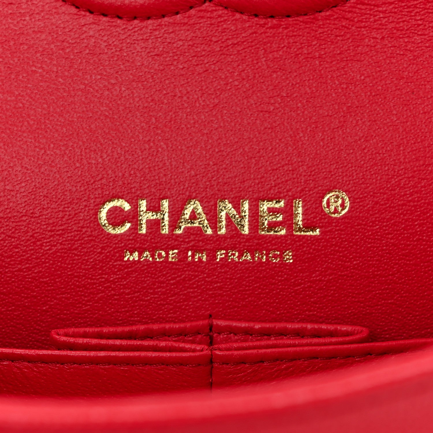 Chanel Caviar Quilted Small Double Flap Red 6 of 10