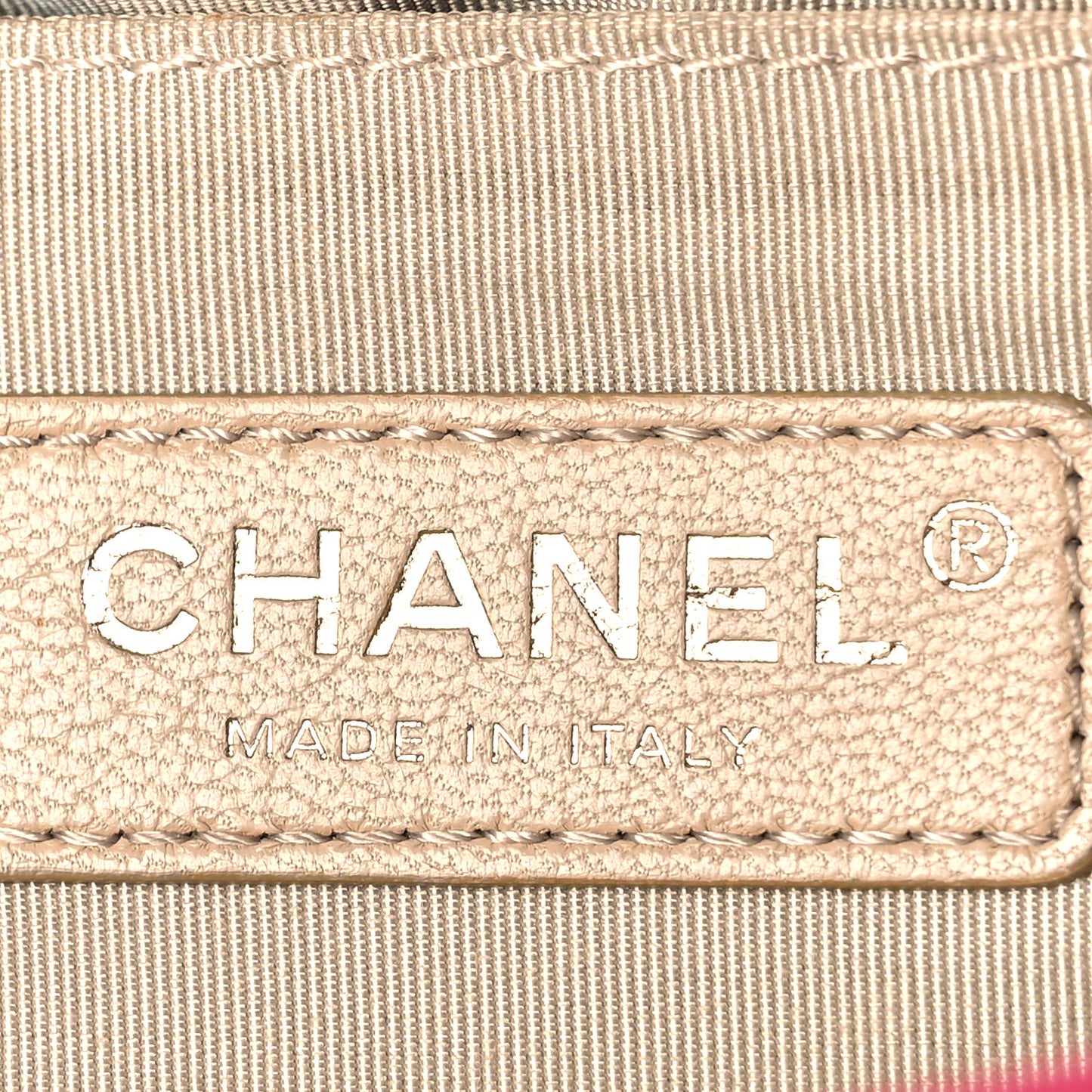 Lambskin Quilted Medium Chain Detail Boy Flap Fuchsia