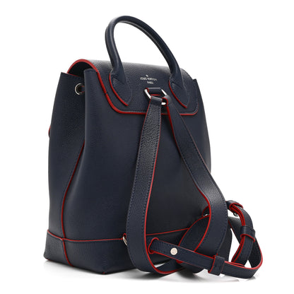 Louis Vuitton Soft Calfskin Lockme Backpack Marine Rouge 3 of 10
