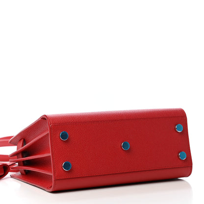 Saint Laurent Grained Calfskin Nano Sac De Jour Lipstick Red 3 of 4