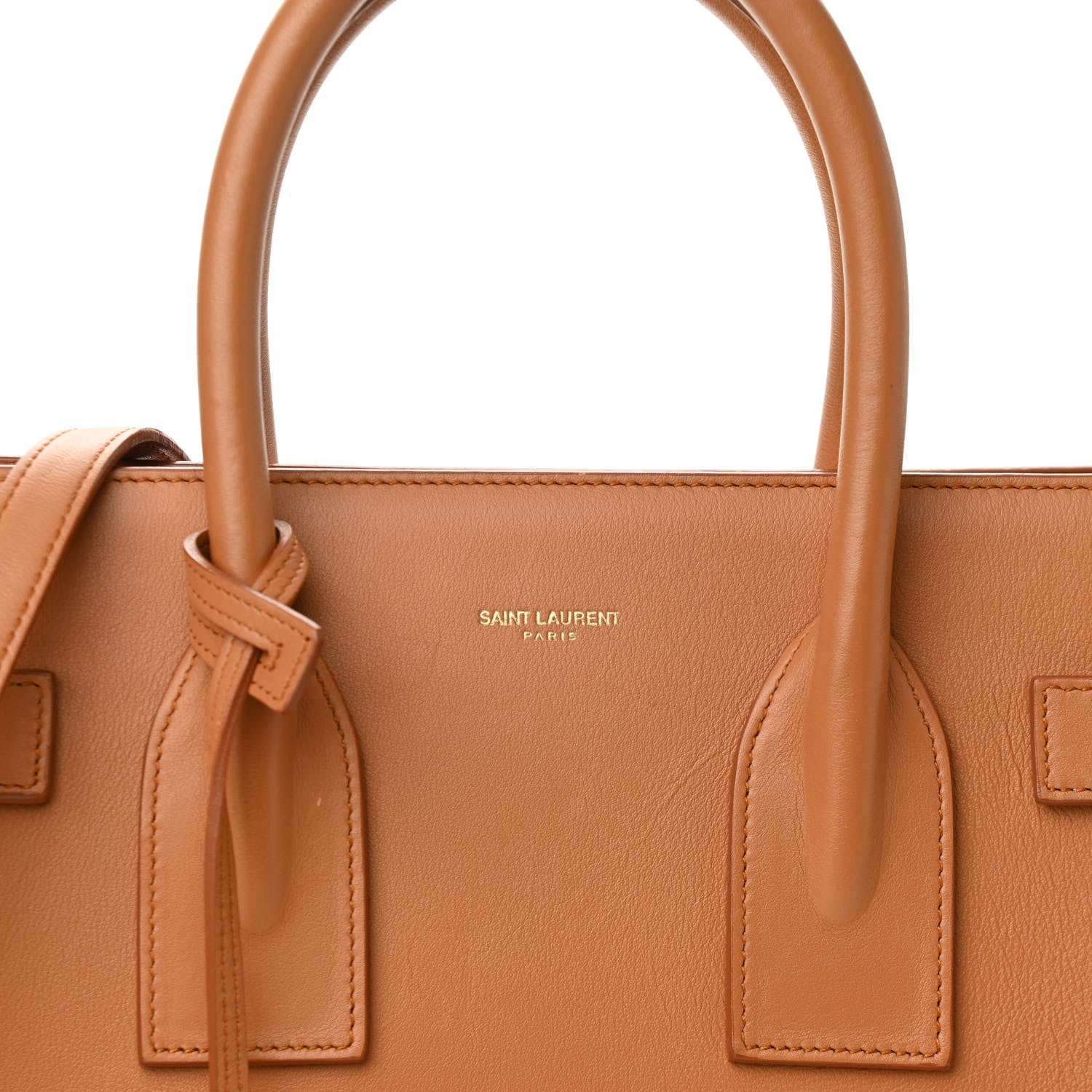Saint Laurent Calfskin Small Sac De Jour Gold 8 of 10