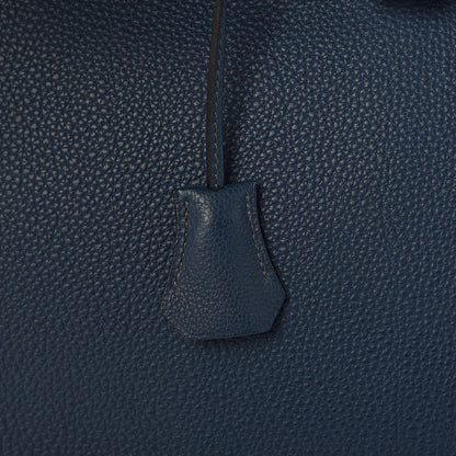 Hermes Togo Birkin 35 Bleu De Prusse 28 of 32