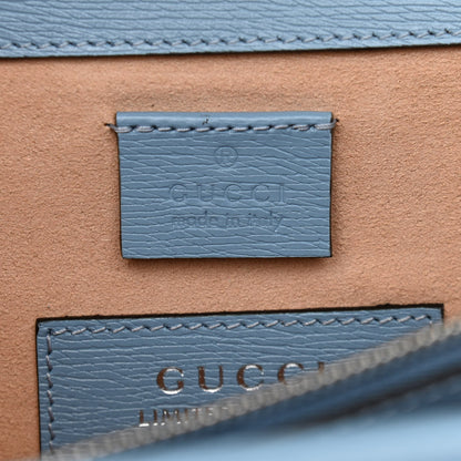 Gucci Calfskin Valentine's Day Exclusive Small Dionysus Bag Blue 8 of 11
