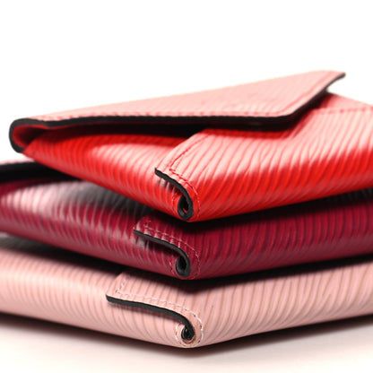 Louis Vuitton Epi Kirigami Pochette Set Rose Ballerine Fuchsia Coquelicot 13 of 14