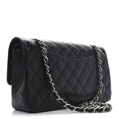Chanel Caviar Quilted Medium Double Flap Black 3 of 10