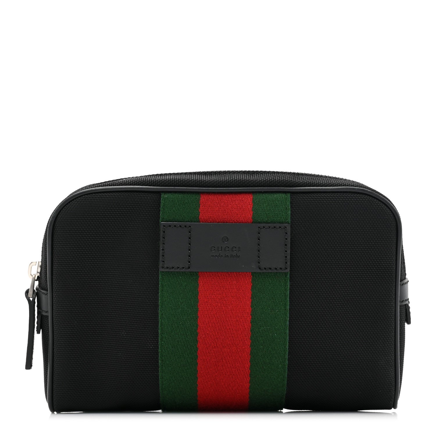 Gucci Canvas Web Slim Belt Bag Black 1 of 10