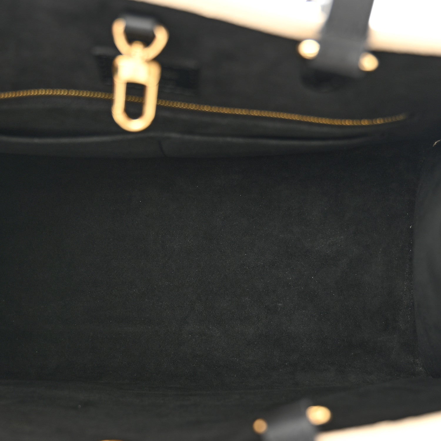 Louis Vuitton Empreinte Monogram Giant Broderies Onthego MM Cream Black 5 of 11
