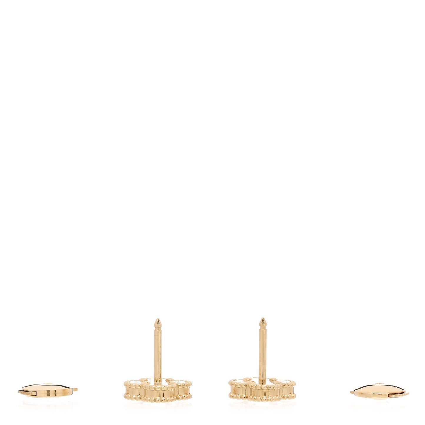 18K Yellow Gold Mother of Pearl Sweet Alhambra Earrings