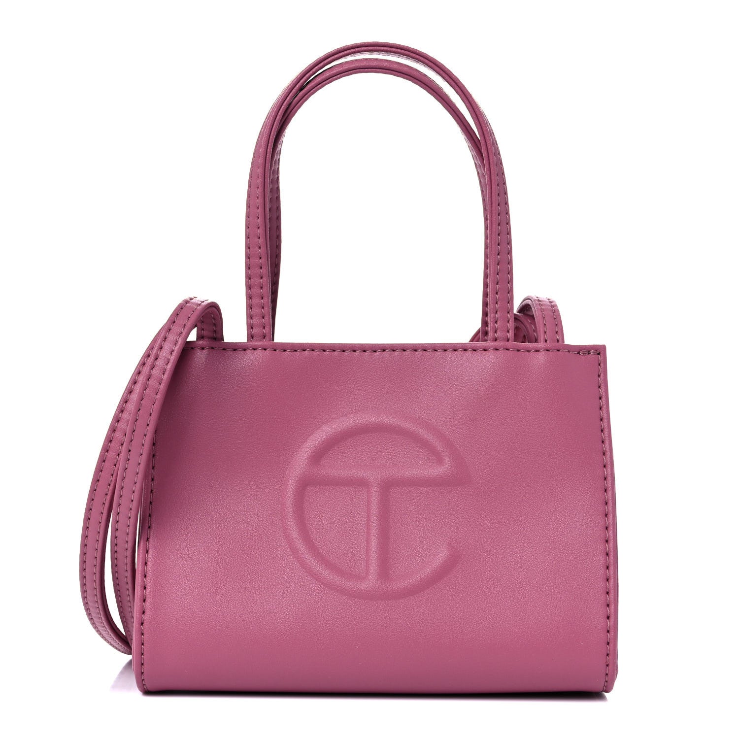 Telfar Vegan Leather Small Shopping Bag Corned Beef 1 of 11