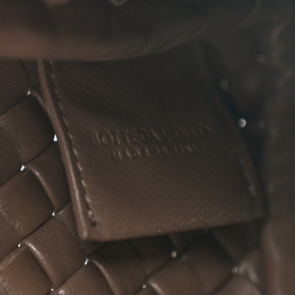 Bottega Veneta Nappa Intrecciato Mini Cobble Shoulder Bag Taupe Grey 6 of 10