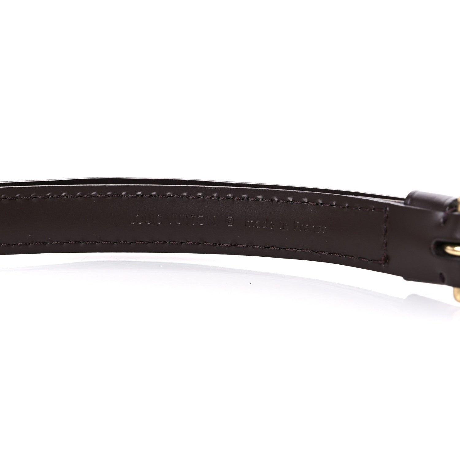 Louis Vuitton Calfskin 16mm Adjustable Shoulder Strap Ebene 5 of 5