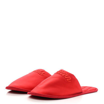 Louis Vuitton Satin LV Suite Flat Mule 38-39 Red 3 of 7