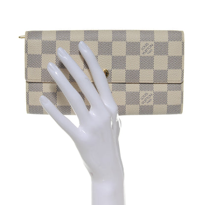 Louis Vuitton Damier Azur Sarah Wallet 2 of 7
