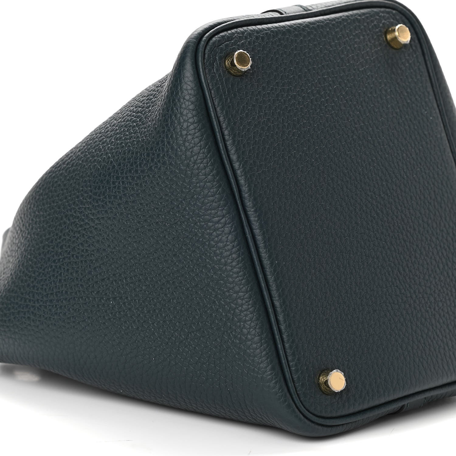 Hermes Taurillon Clemence Picotin Lock 18 PM Vert Cypress 9 of 11