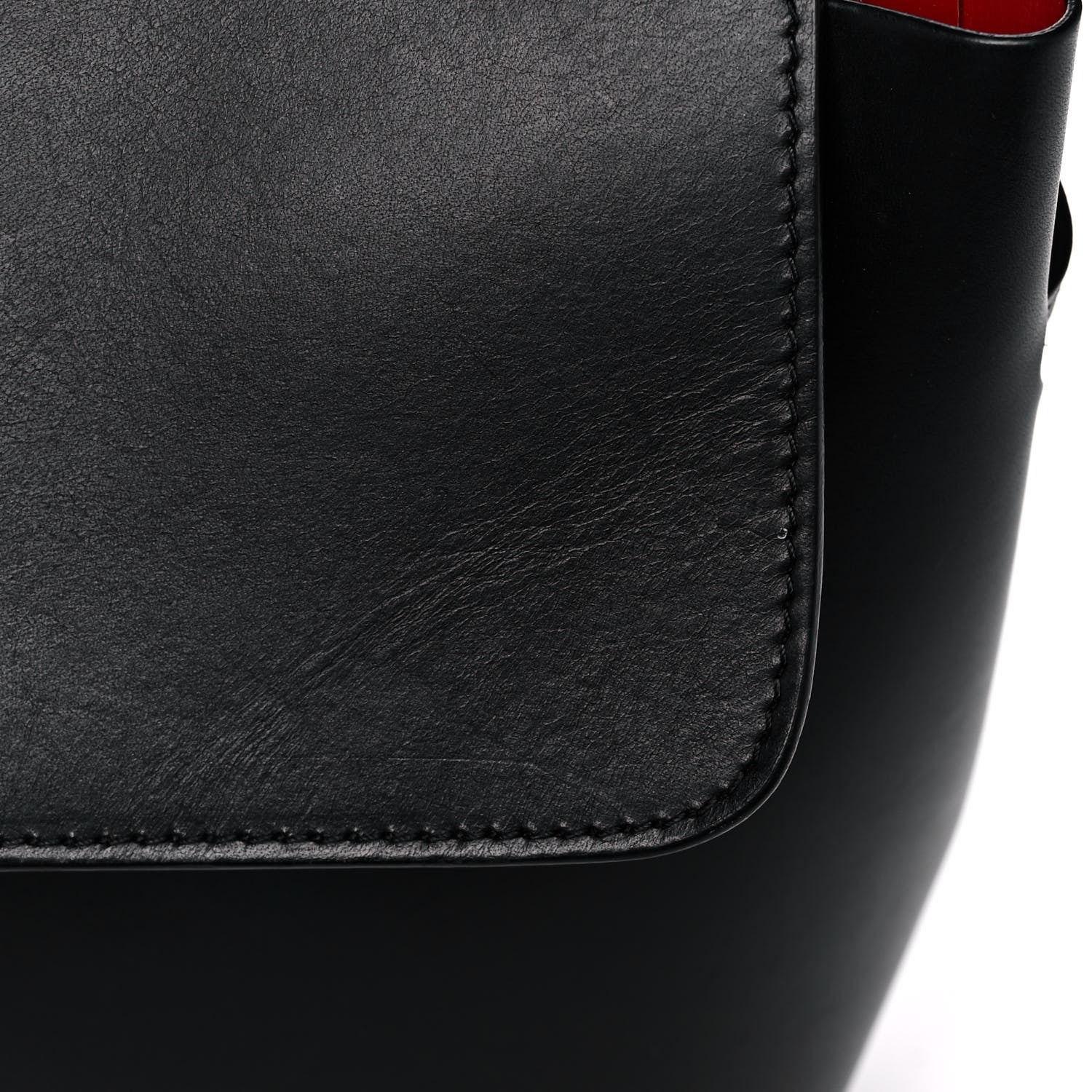 Mansur Gavriel Calfskin Mini Lady Bag Black Flamma 7 of 17