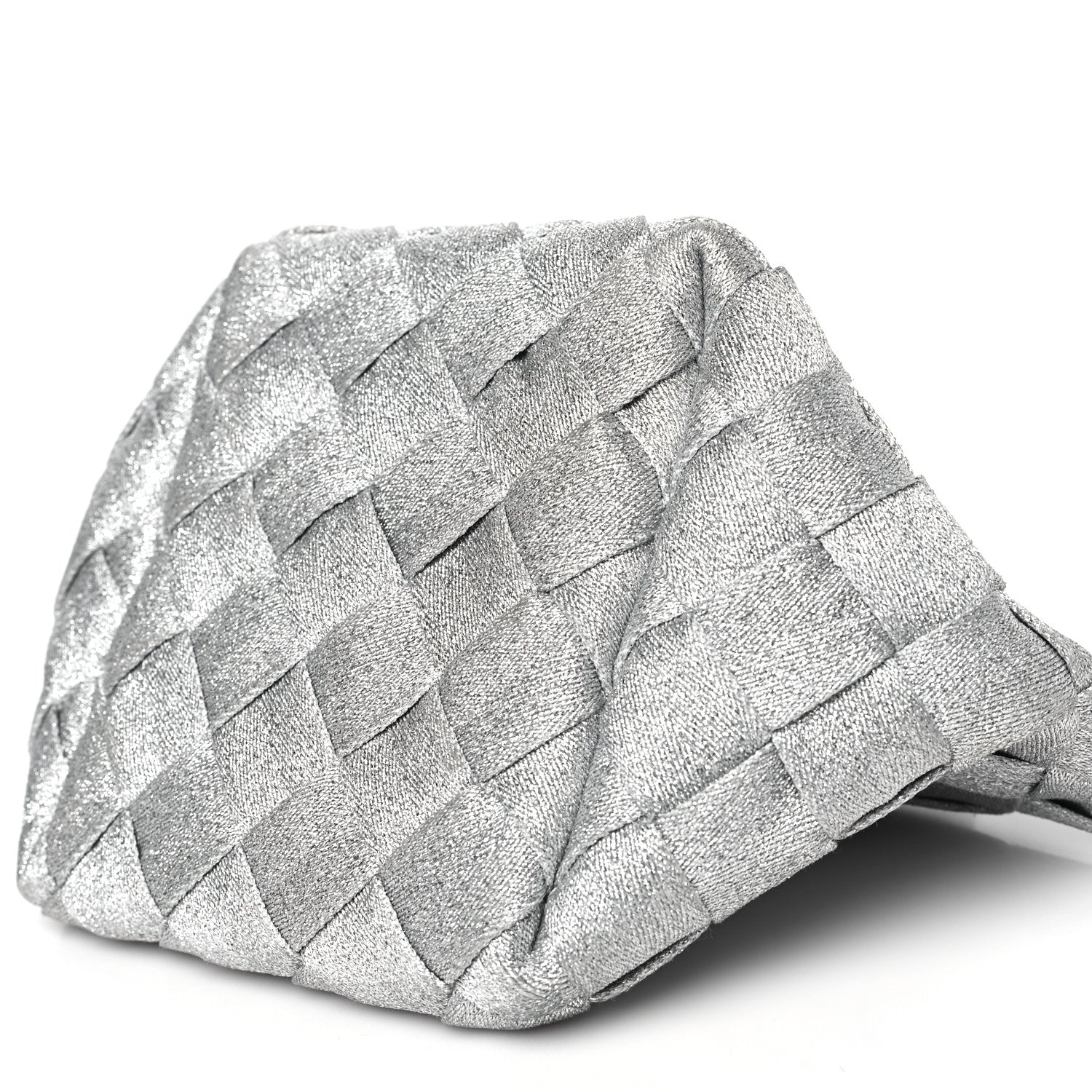 Bottega Veneta Webbing Maxi Intrecciato Mini Cassette Tote Silver 11 of 11