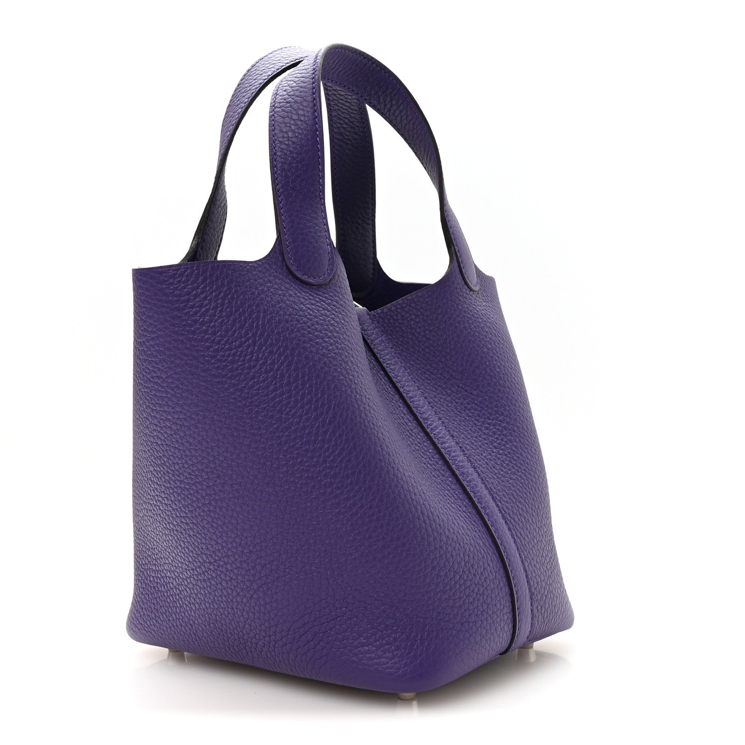 Hermes Taurillon Clemence Picotin Lock 18 PM Purple 3 of 13