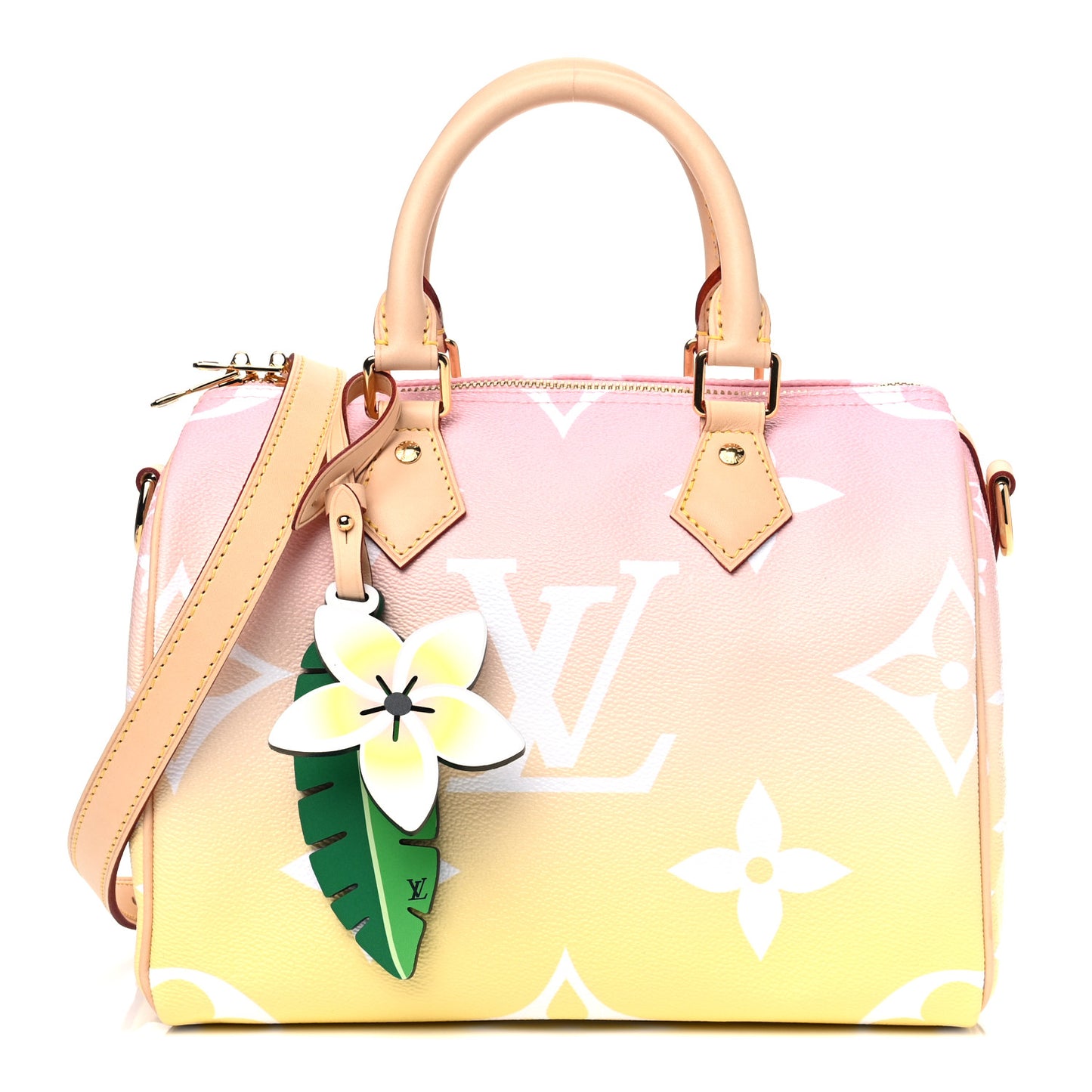 Monogram Giant By The Pool Speedy Bandouliere 25 Light Pink