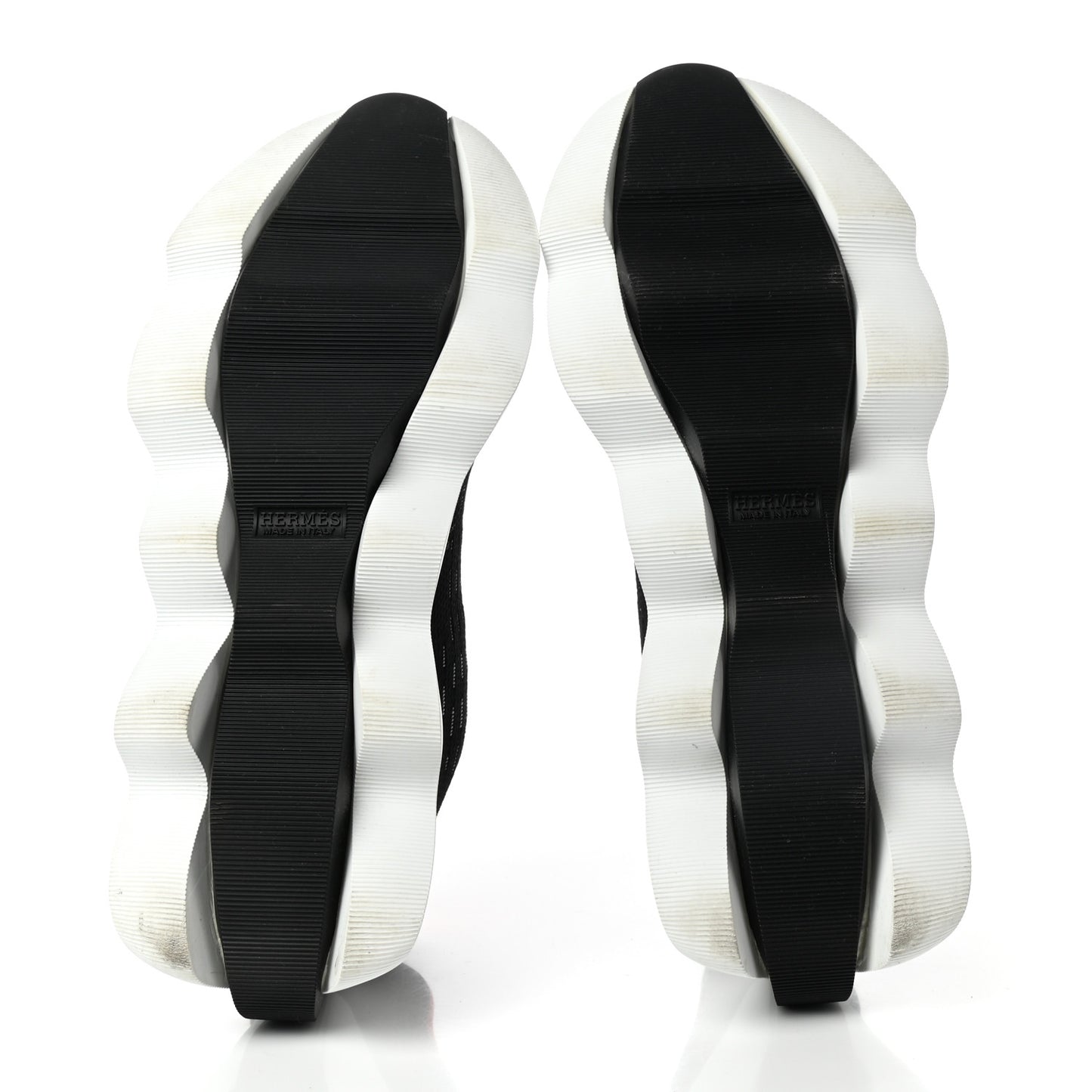 Technical Canvas Goatskin Womens Eclair Sneakers 41 Black