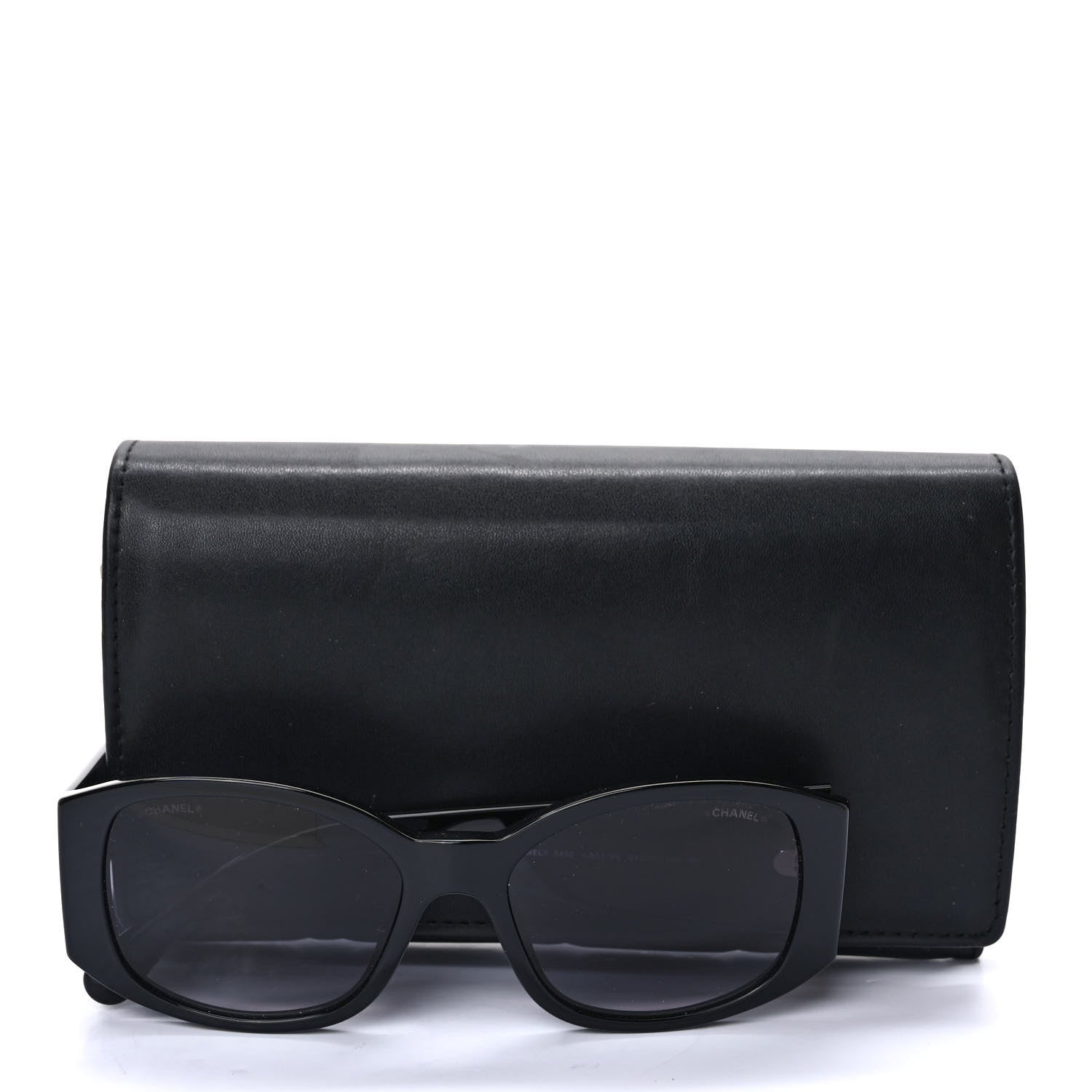 Chanel Acetate CC Logo Sunglasses 5450 Black 8 of 8
